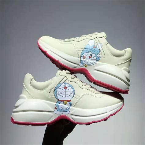 gucci t shirt doraemon|Gucci Doraemon rhyton sneakers.